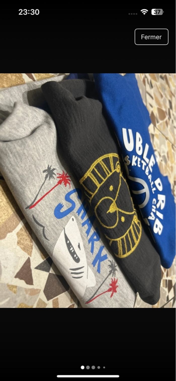 Lot de Sweat sans capuche