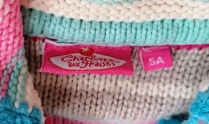 Gilet 5 ans Charlotte aux fraises 🍓 - photo numéro 9