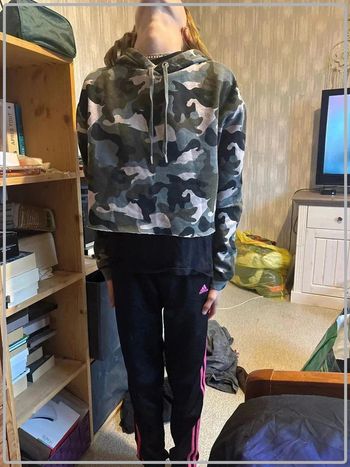 Pull court militaire fouree taille 36 marque h&m