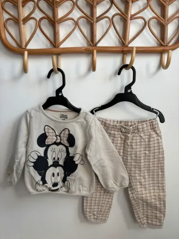 Pyjama 2 pièces Minnie Mickey Disney 12-18 mois