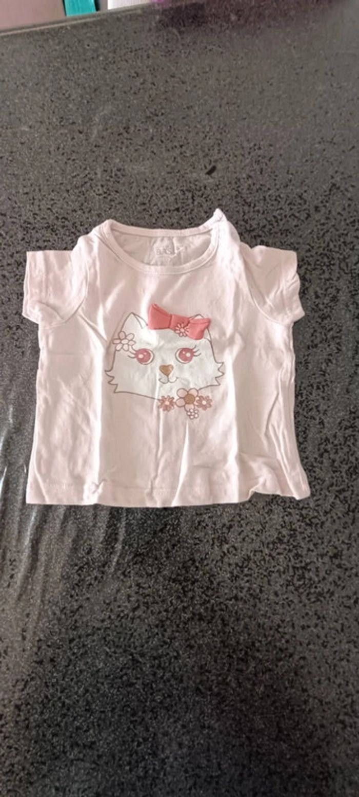 T-shirt fille 3 mois - photo numéro 2