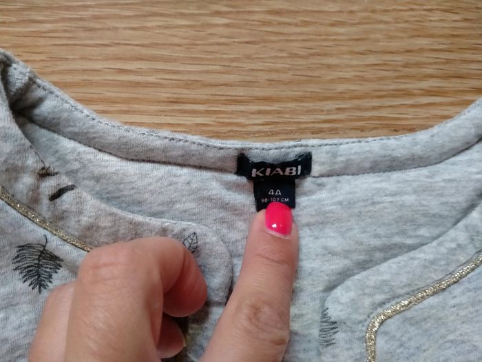 Veston gris. Filles. Kiabi. Taille 4 ans - photo numéro 3