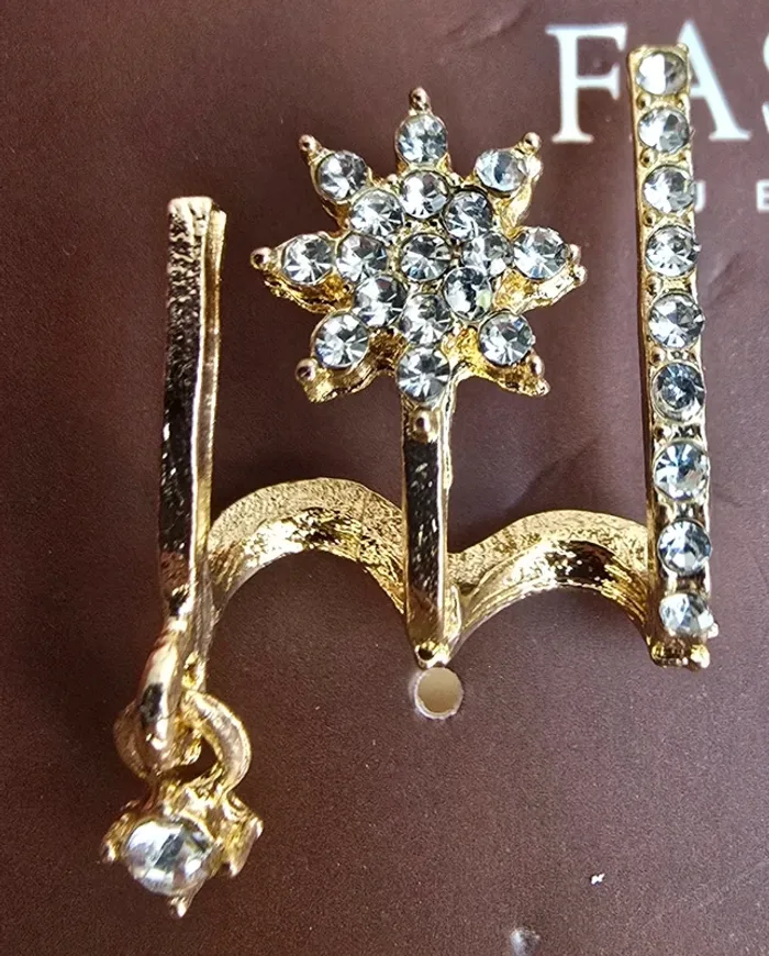 Boucles d'oreilles 3 en 1 - photo numéro 3