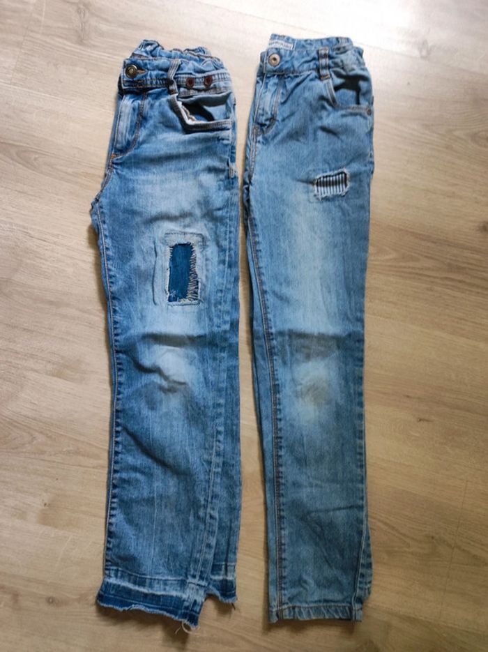 Lot 2 jeans 9 ans