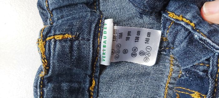 Pantacourt en jeans 10 ans - photo numéro 5