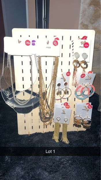 Lot 1 pour revendeur lot bijoux
