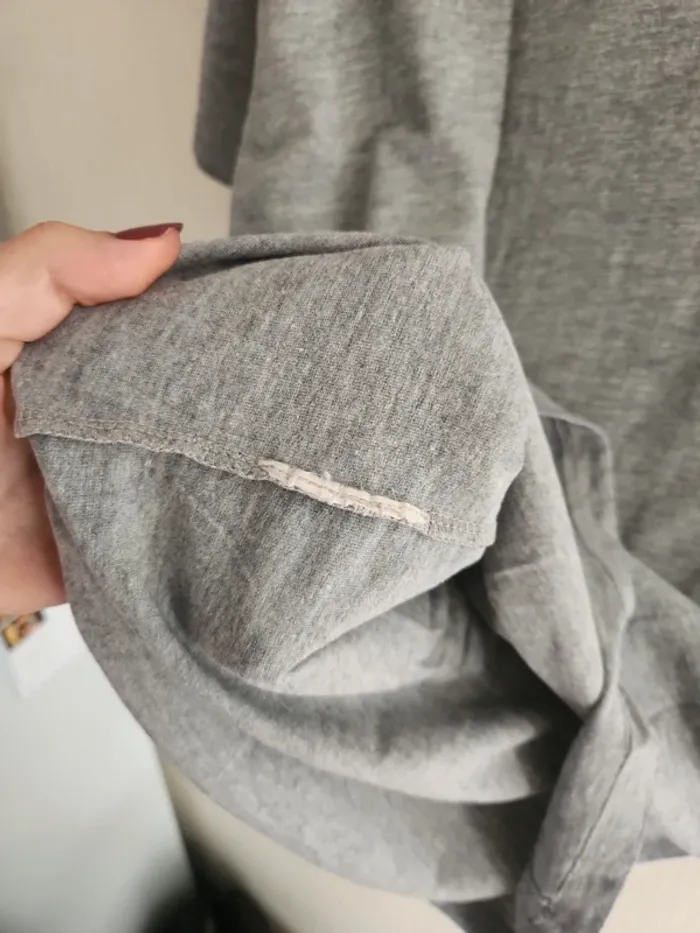 Tee-shirt manches courtes gris Celio L - photo numéro 9