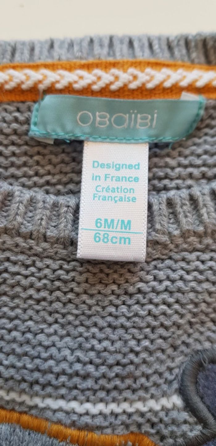 Pull Obaïbi 6 mois - photo numéro 2