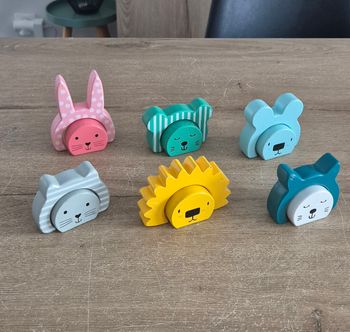 Jeu d'assemblage en bois 