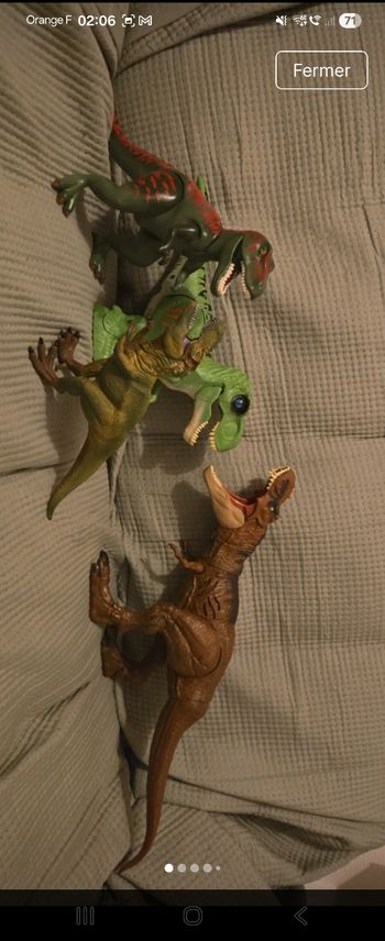 Lot 4 dinosaures
