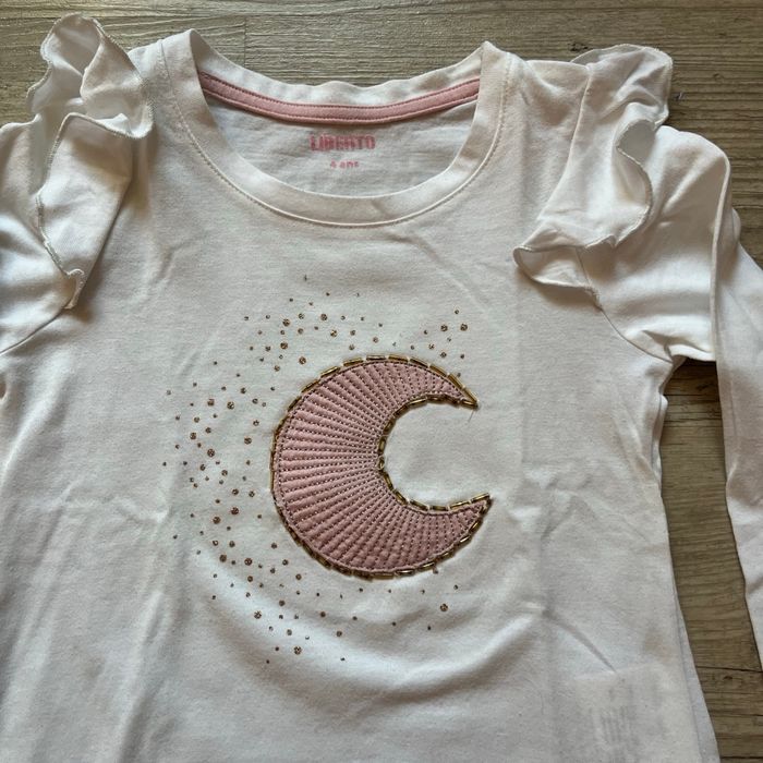 T-shirt lune 4 ans - photo numéro 3