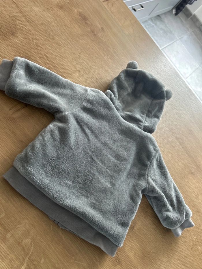 Jolie veste gilet moumoute grise mixte - photo numéro 7