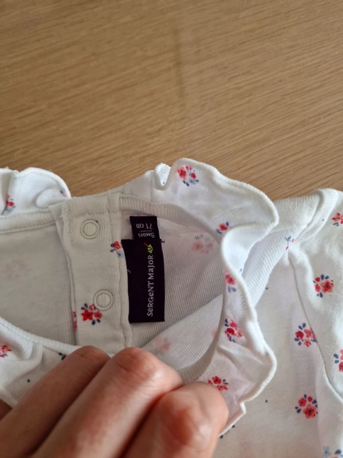 Body et jupe ensemble sergent major 9 mois - photo numéro 4