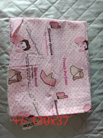 Coupon coton imprimé beauté