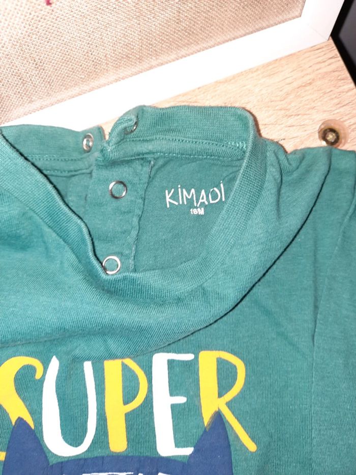 Pantalon à bretelles+ 3 hauts garçon 18 mois - photo numéro 8