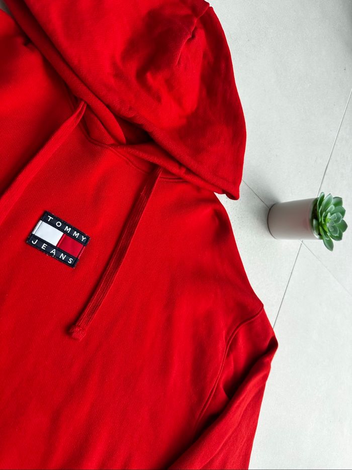 Sweat à capuche Tommy Hilfiger rouge - photo numéro 2