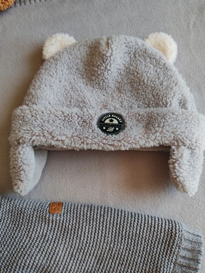 Gilet veste manteau polaire molletonné et bonnet - photo numéro 7