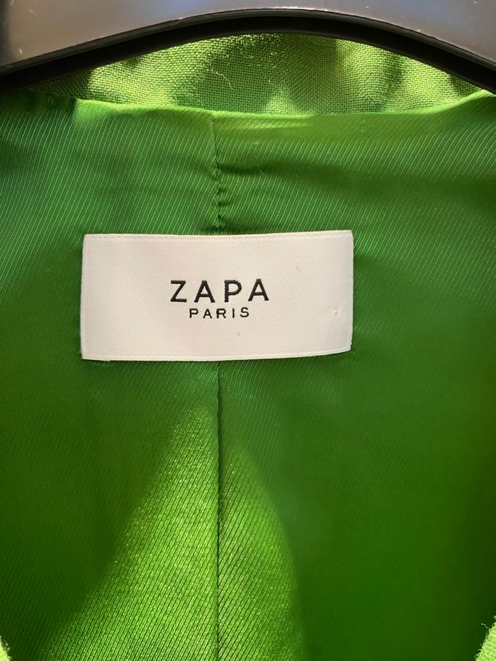 Veste blazer verte Zapa - photo numéro 2