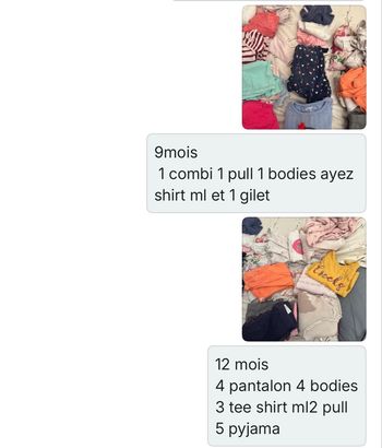 Lots bébé fille 6/12 mois