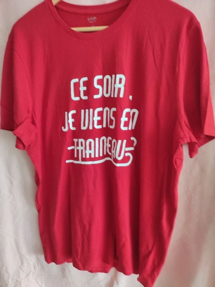 T-shirt de Noël XL rouge