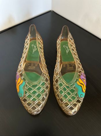 Sandales méduses multicolores Vintage T37/38