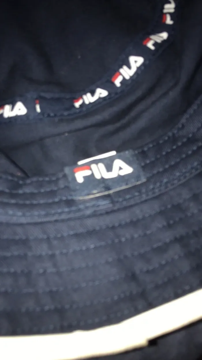 Bob fila, marine et blanc, chapeau pour été - photo numéro 4