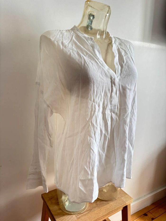 Blouse mango blanc - photo numéro 3