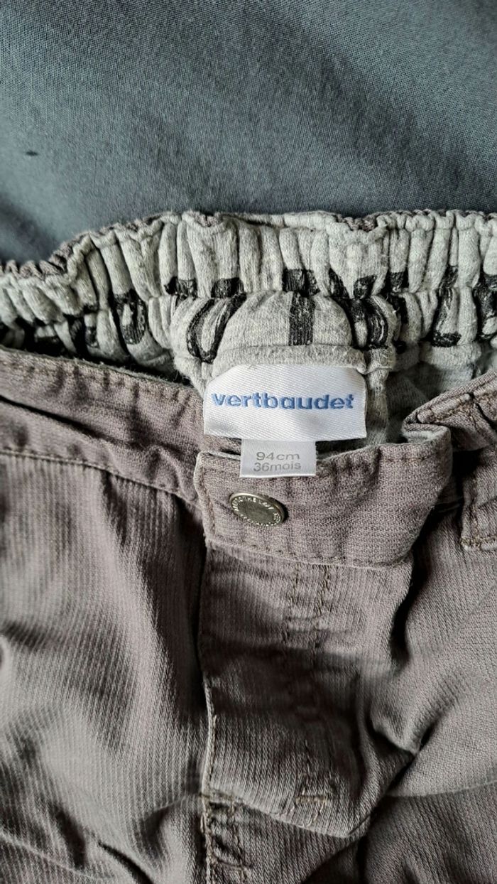Pantalon doublé garçon 3 ans Vertbaudet - photo numéro 3