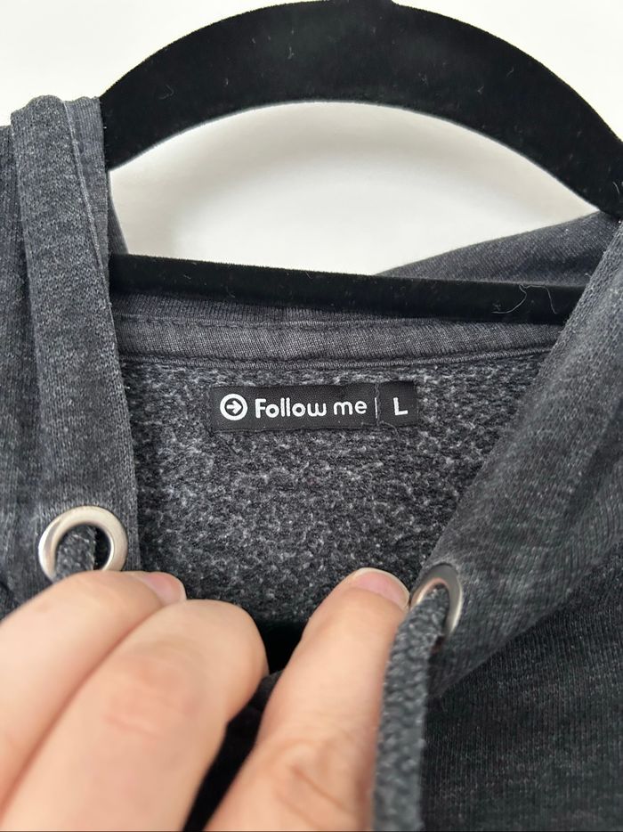 Lot 3 sweats à capuche molletonné blanc gris H&M M/L - photo numéro 10