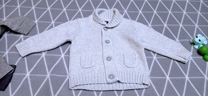 🦁 Lot 3 gilets + 1 chemise, 6 mois - photo numéro 6