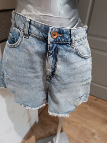 Short jean femme t m