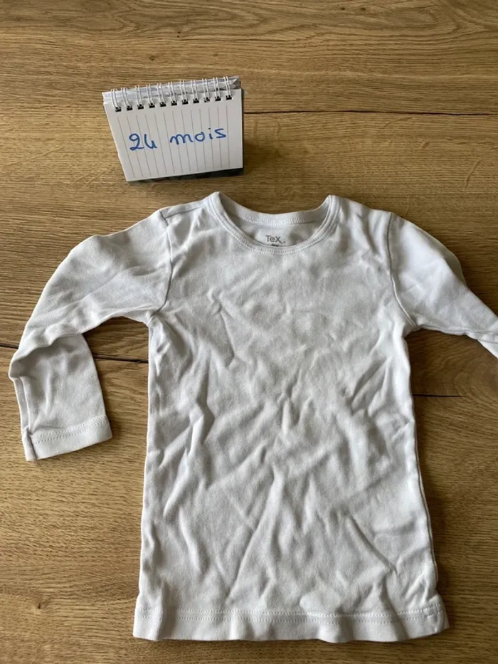 2 maillots de corps 36 mois - photo numéro 2