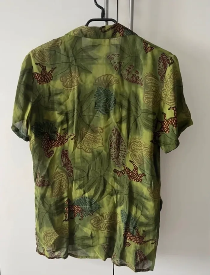 Blouse élégante Un Deux Trois verte - photo numéro 3