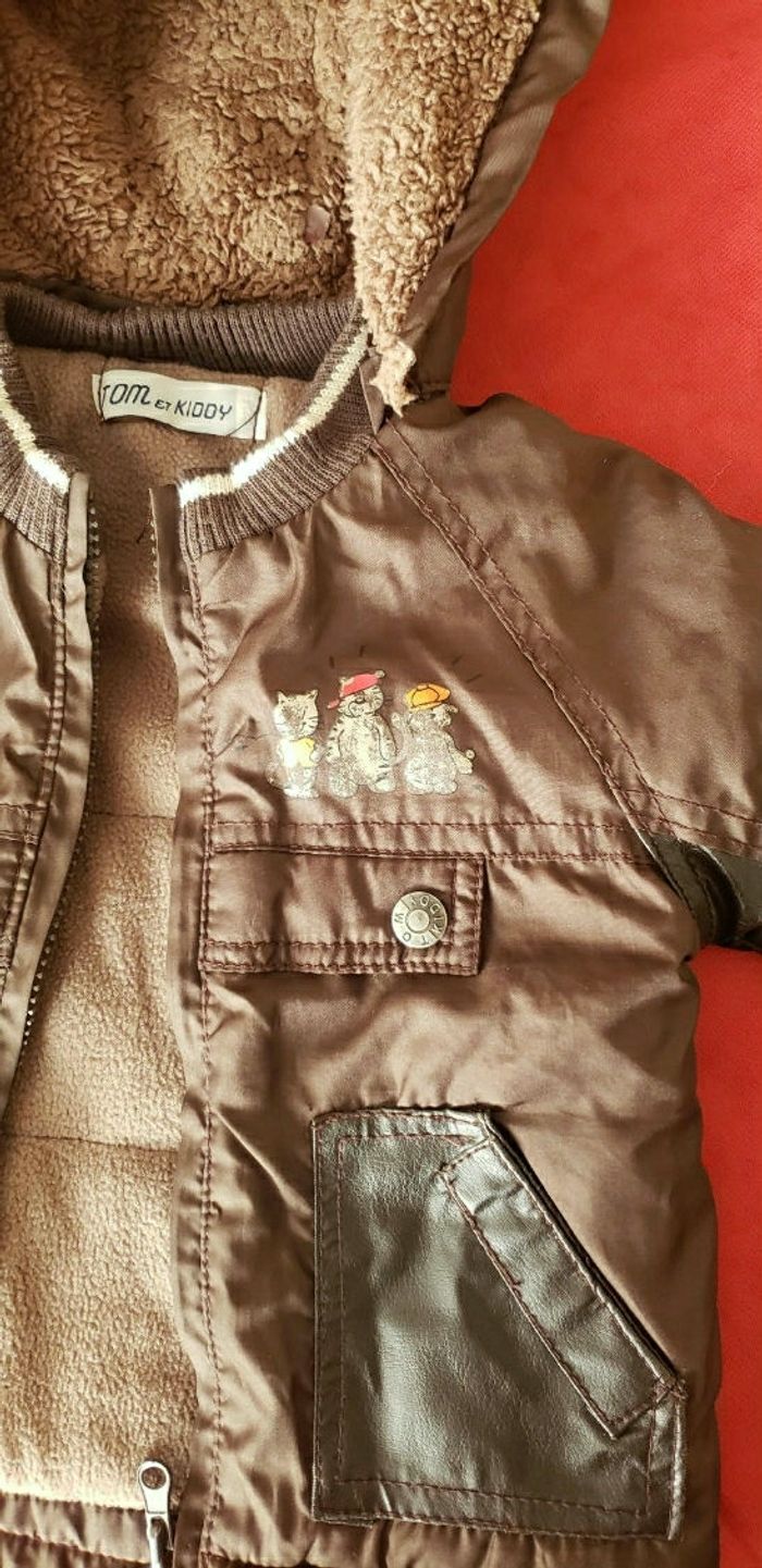 Manteau avec capuche T 12mois - photo numéro 3