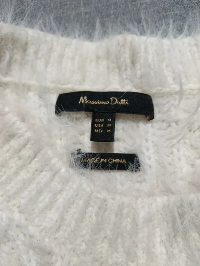 C61 pull crème Massimo Dutti M - photo numéro 3