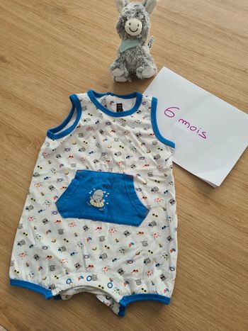 Barboteuse été bébé garçon