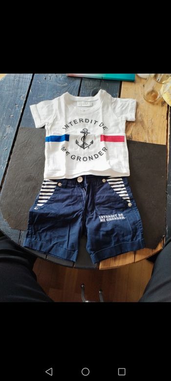 Ensemble short tee shirt