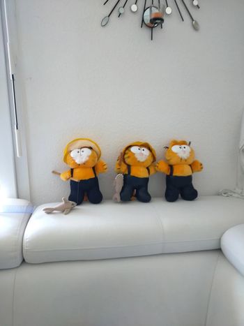 Peluche Garfield pêcheur