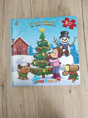 Livre puzzle de Noël neuf