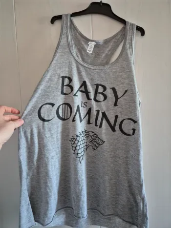 T-shirt débardeur grossesse game of thrones