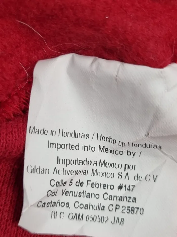 Sweat à capuche universitaire rouge – Taille XXXL Homme - photo numéro 6