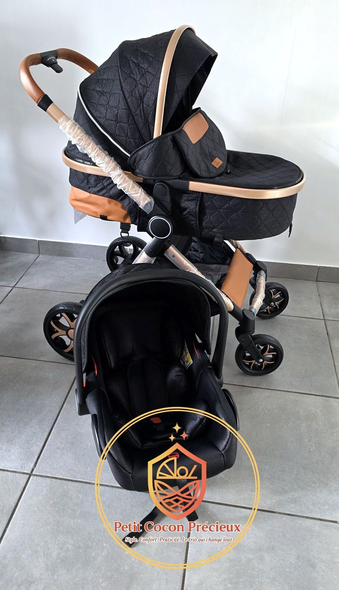 Poussette 3-en-1 Magic ZC Noir / Neuve / Vendeuse déclarée dans la puériculture. - photo numéro 2
