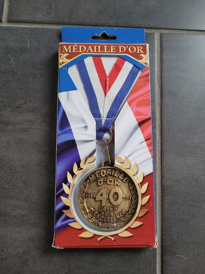 Medaille 40 ans anniversaire