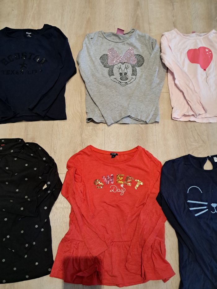 Lot de t-shirts manches longues fille 6ans neufs - photo numéro 7