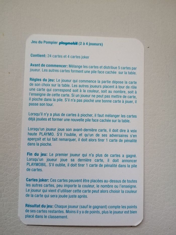 Lot de 5 petits jeux de cartes + stylo - photo numéro 3