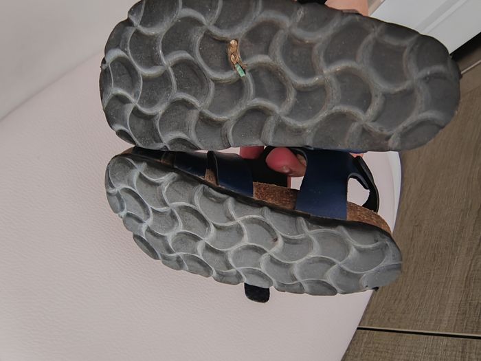 Sandales garçon taille 22 bleu marine - photo numéro 4