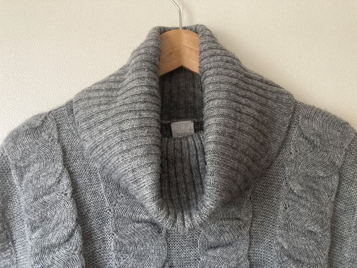 pull long sans manche maille torsadée - photo numéro 3