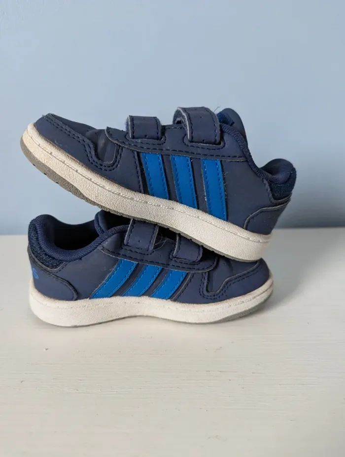 Basket a scratch Bleu adidas 24 - photo numéro 4