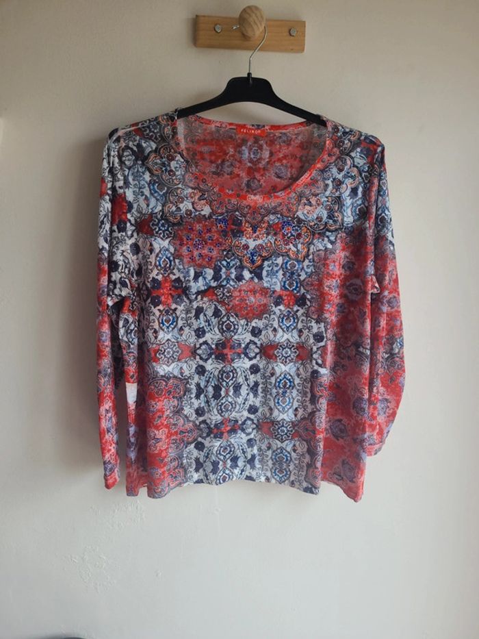 👚blouse 3/4 Felino taille 5👚