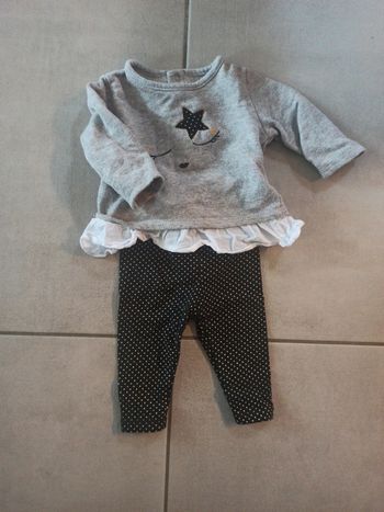 Ensemble pull leggings 3 mois